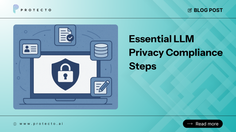 Llm Privacy Compliance Steps