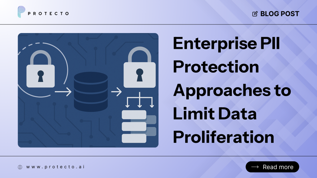 Enterprise PII Protection Approaches to Limit Data Proliferation
