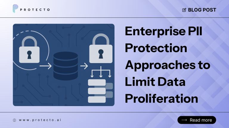 Enterprise PII Protection Approaches to Limit Data Proliferation