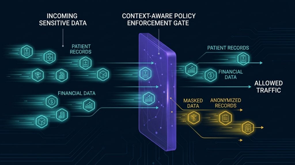 Context-Aware Policy Enforcement Filtering Sensitive Data Inside An Ai Retrieval System